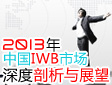 2013年中國IWB市場深度剖析與展望